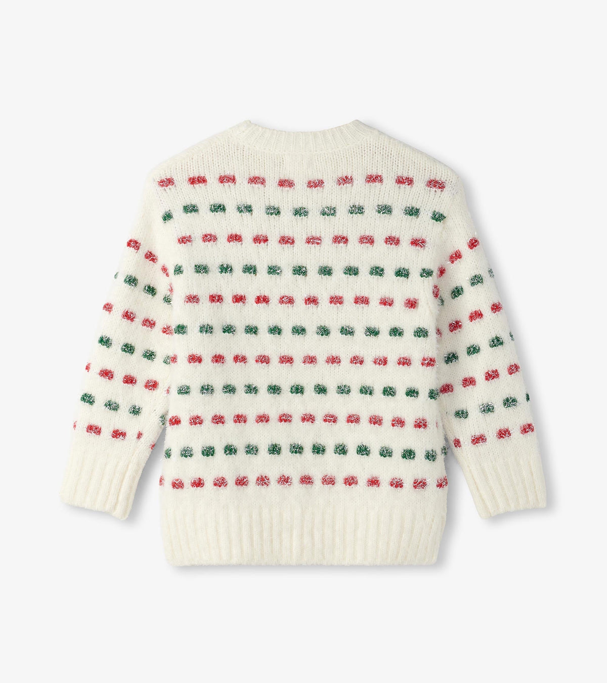 Girls Holiday Basket Weave Sweater - Hatley Girls