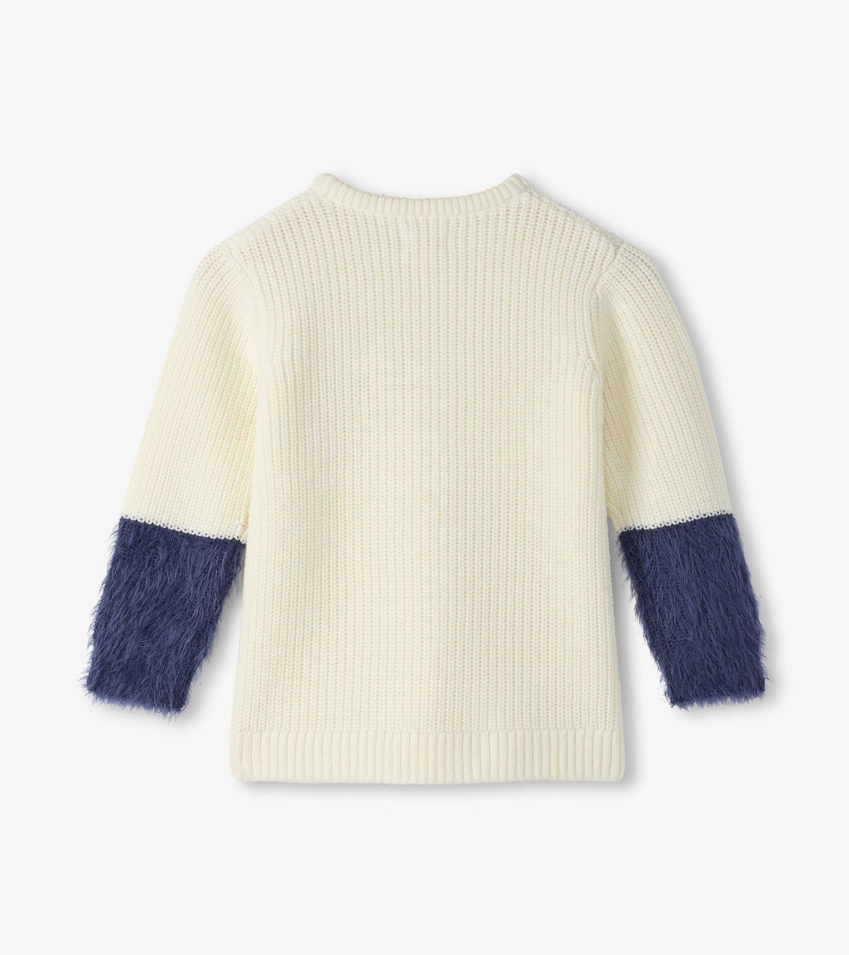 Girls Sequin Bow Fluffy Sleeve Sweater - Hatley Girls