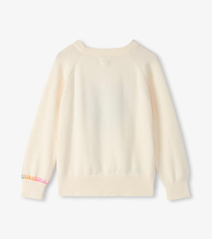 Girls Layered Hearts Sweater - Hatley Girls