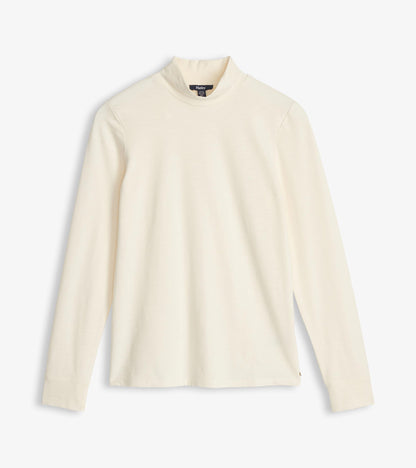 Mock Neck Top - Cream White - Hatley Women