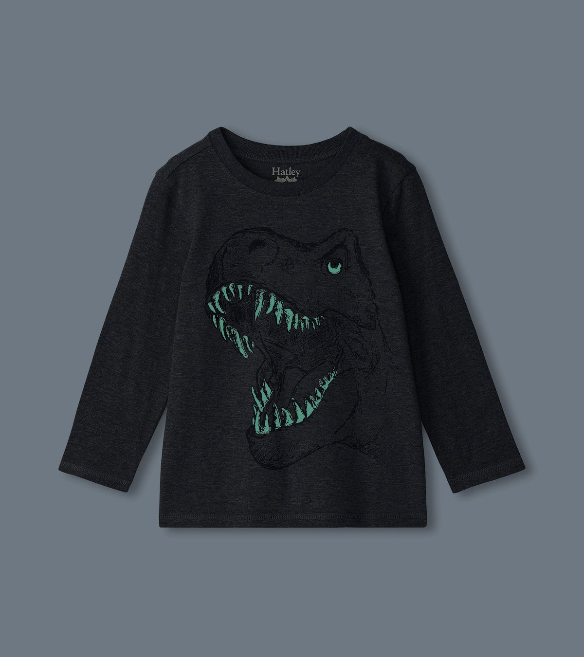 Boys T-Rex Glow in the Dark Long Sleeve T-Shirt - Hatley Boys
