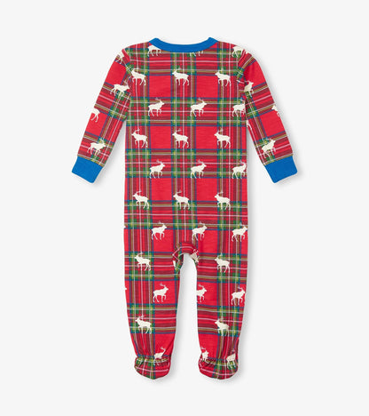Baby Elk Plaid Cotton Footed Sleeper - Hatley Baby & Toddler