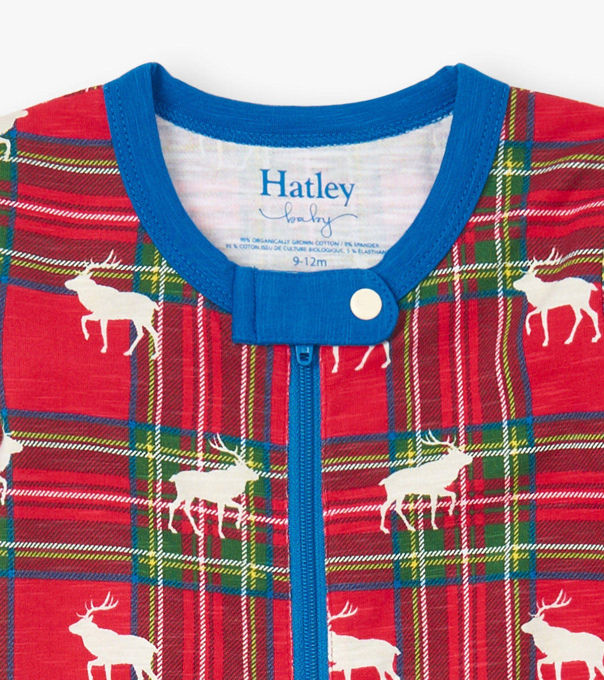 Baby Elk Plaid Cotton Footed Sleeper - Hatley Baby & Toddler