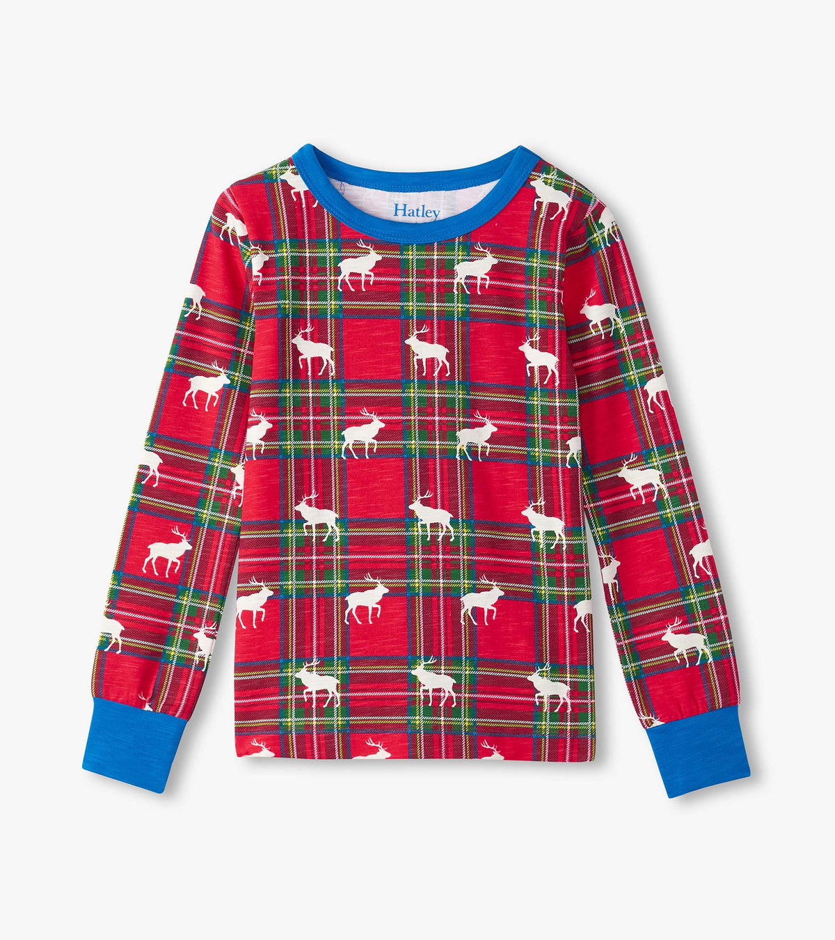 Boys Elk Plaid Pajama Set - Hatley Boys