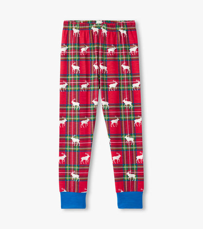 Boys Elk Plaid Pajama Set - Hatley Boys