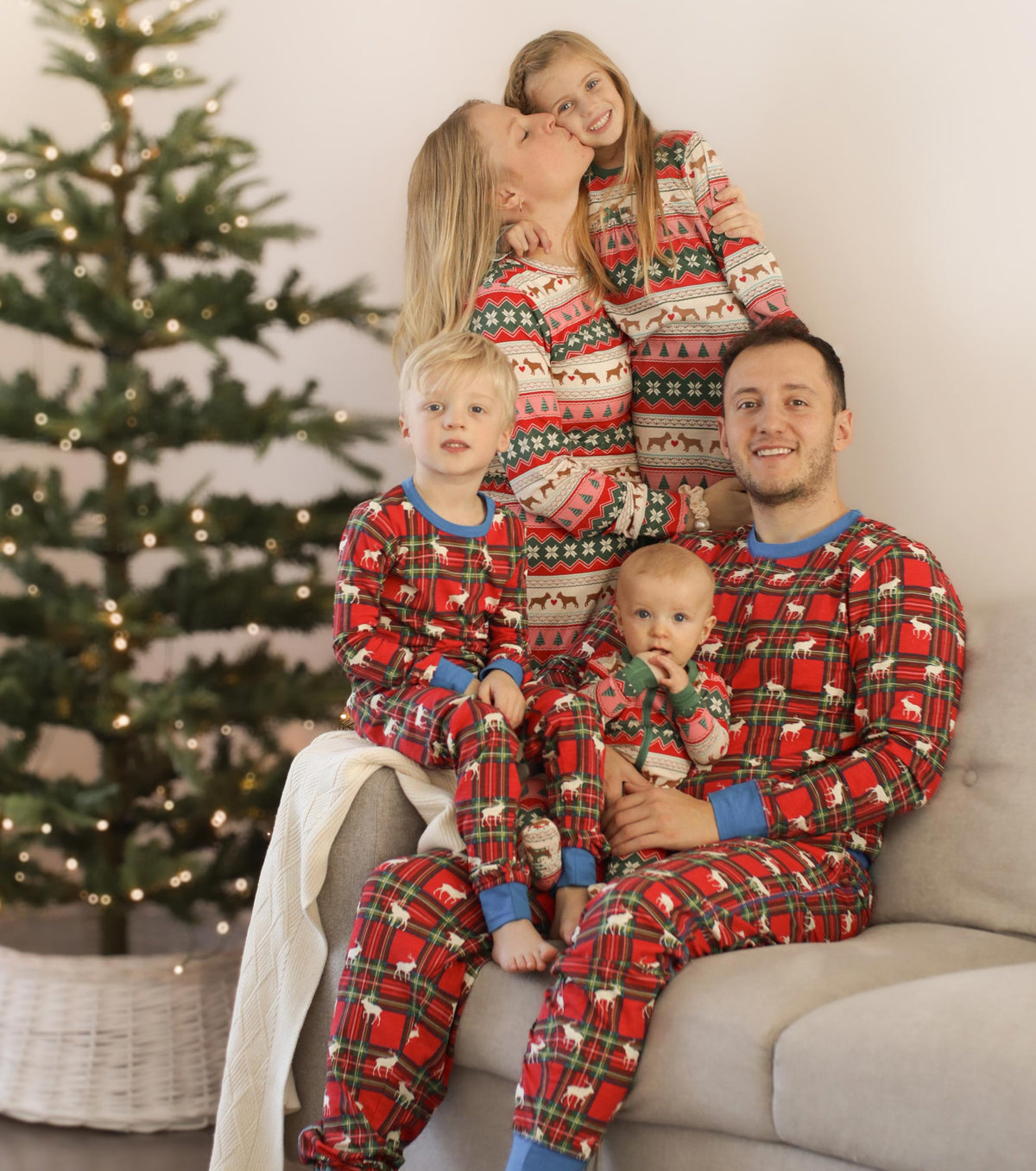 Boys Elk Plaid Pajama Set - Hatley Boys