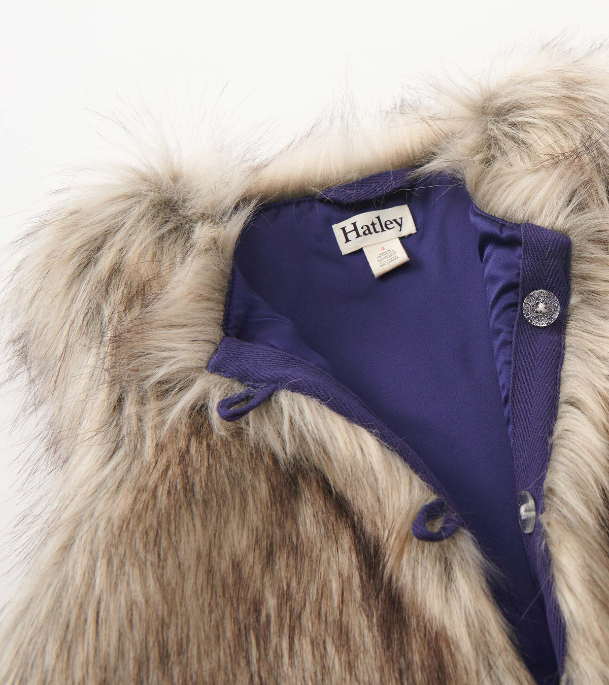 Girls Faux Fur Vest - Hatley Girls