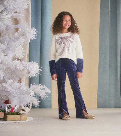 Girls Sparkle Wave Stretchy Flared Pants - Hatley Girls