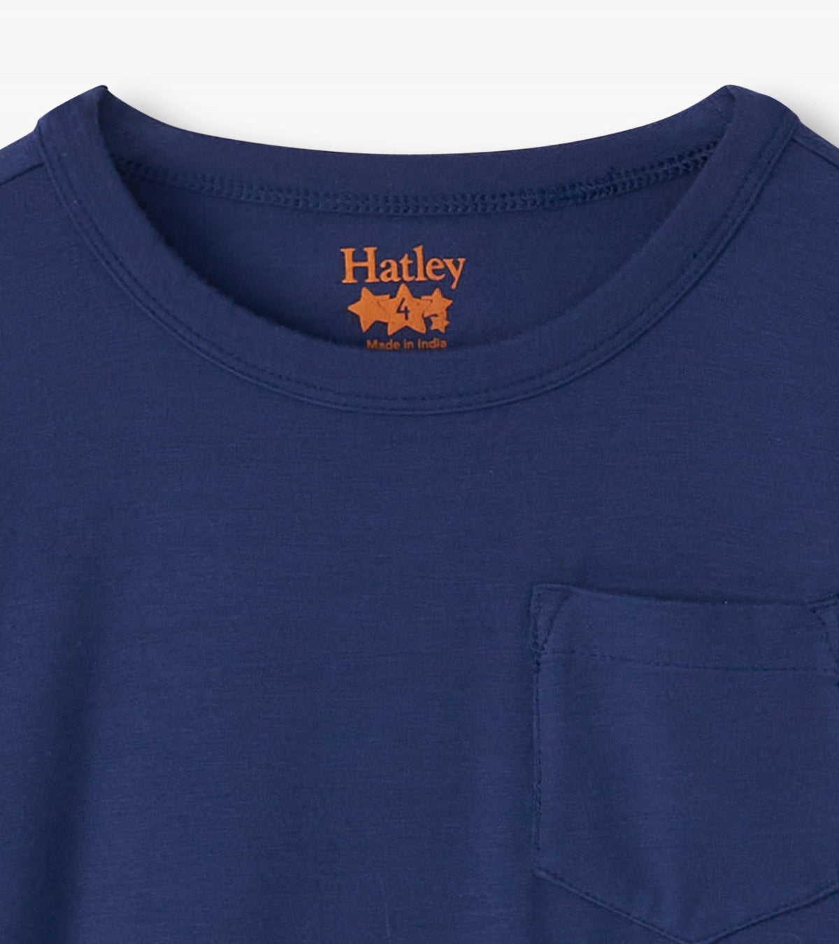 Boys Patriot Blue Long Sleeve Bamboo T-Shirt - Hatley Boys