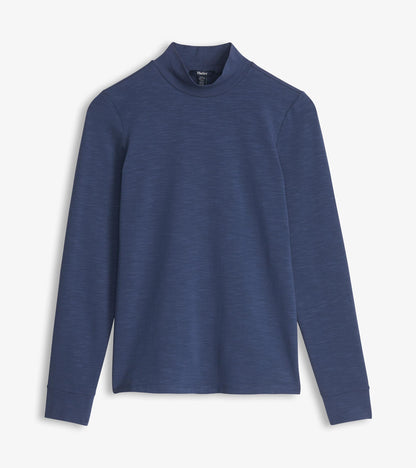 Mock Neck Top - Patriot Blue - Hatley Women