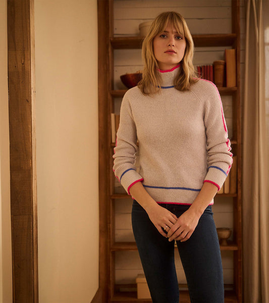Raglan Pullover - Pale Snow Melange - Hatley Women