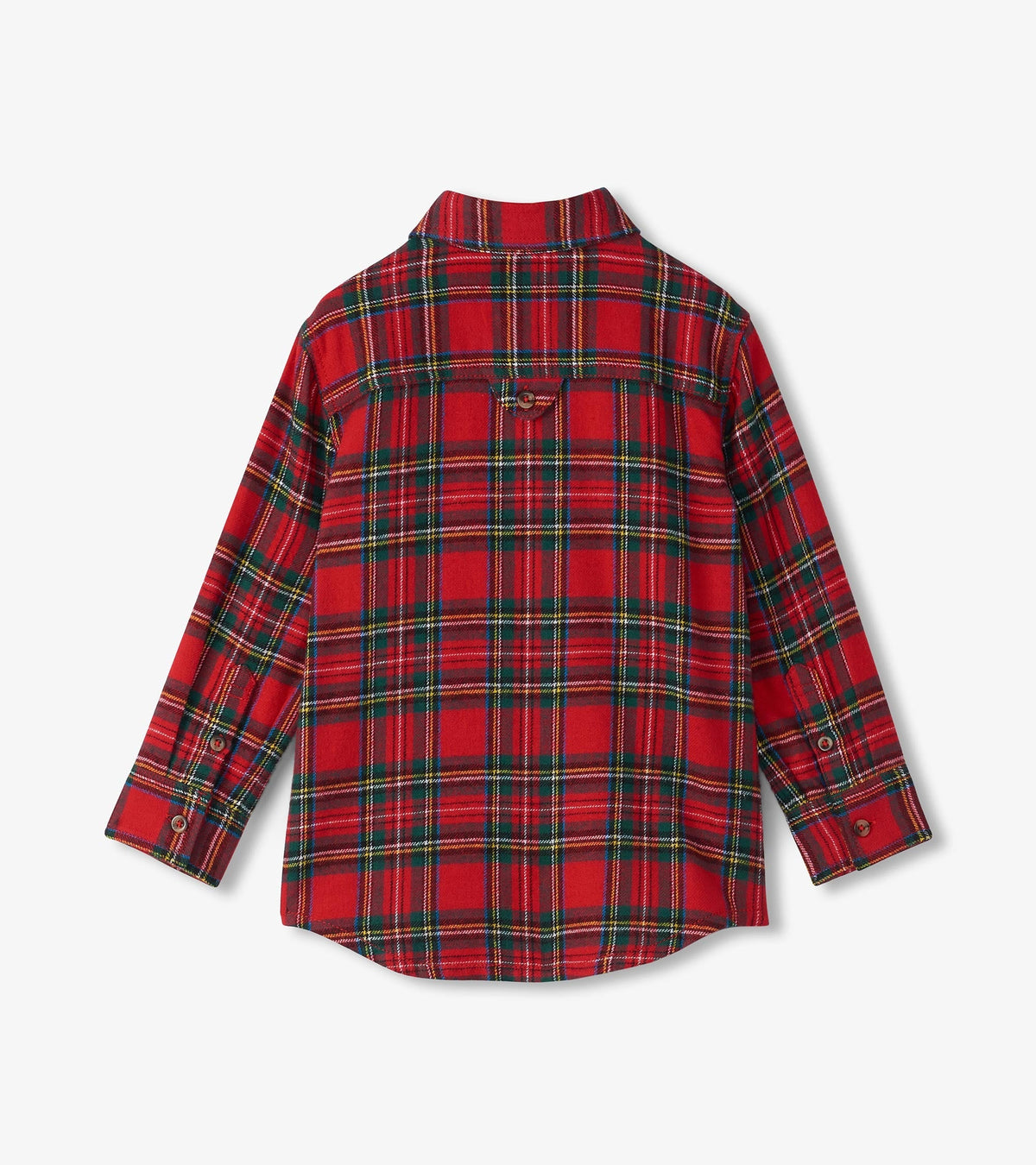 Boys Red Plaid Button Down Shirt - Hatley Boys