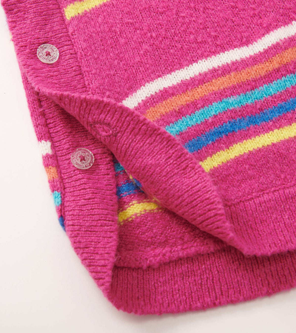 Girls Rainbow Stripes Sweater Tunic - Hatley Girls