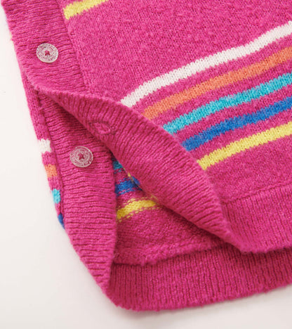 Girls Rainbow Stripes Sweater Tunic - Hatley Girls
