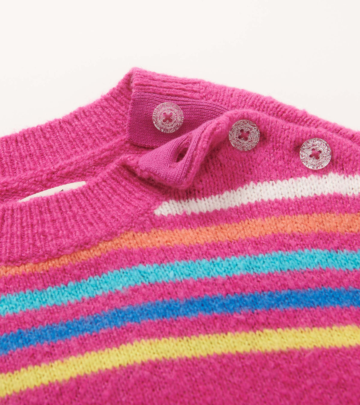 Girls Rainbow Stripes Sweater Tunic - Hatley Girls
