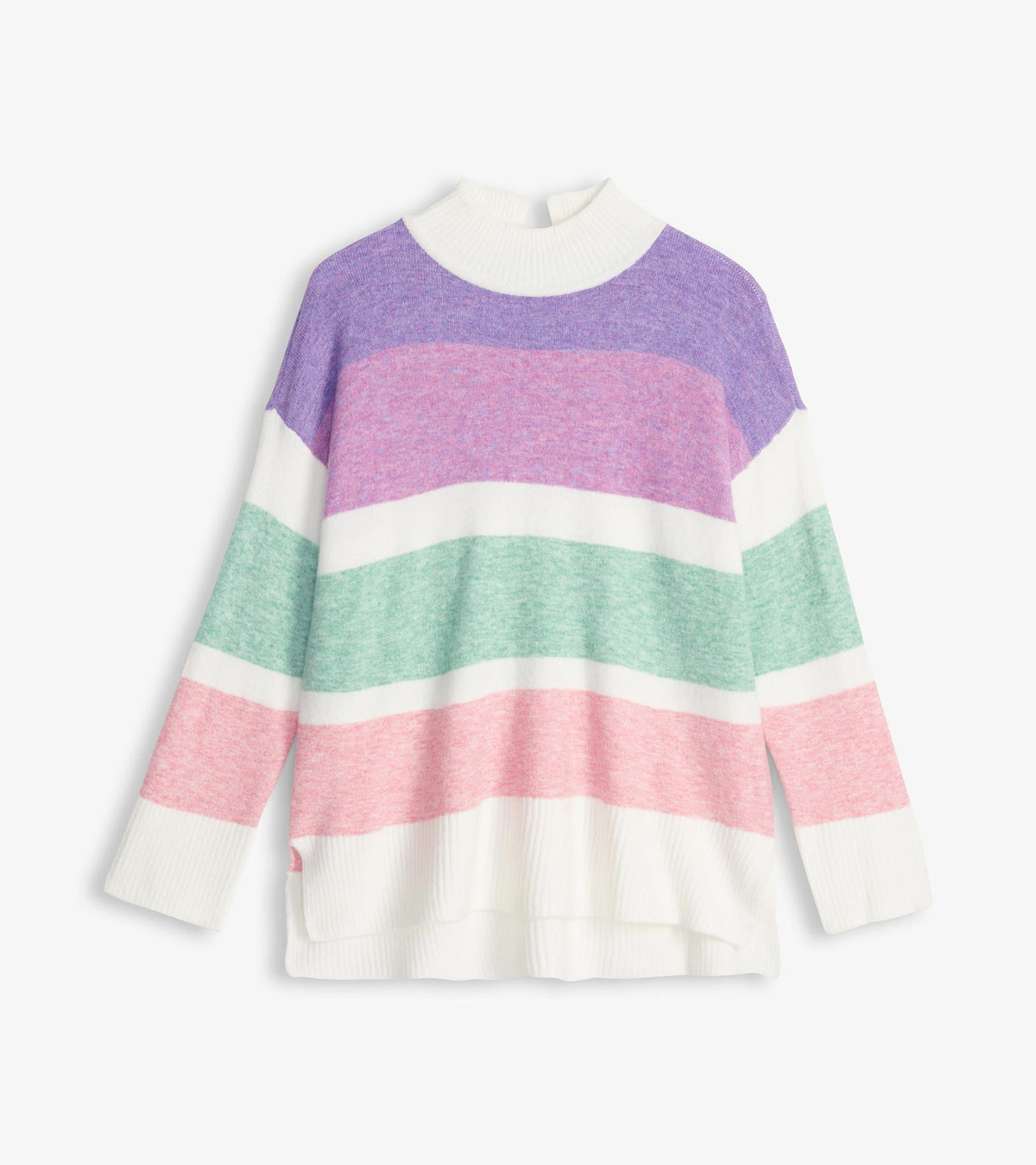 Mock Neck Tunic - Sunrise Color Block - Hatley Women