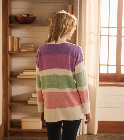 Mock Neck Tunic - Sunrise Color Block - Hatley Women