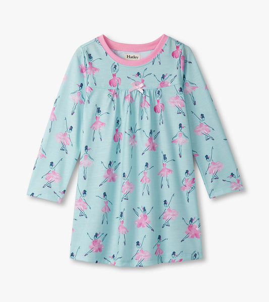 Girls Ballet School Long Sleeve Nightdress - Hatley Girls