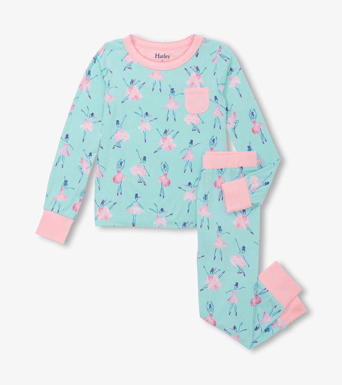 Girls Ballet School Bamboo Pajama Set - Hatley Girls