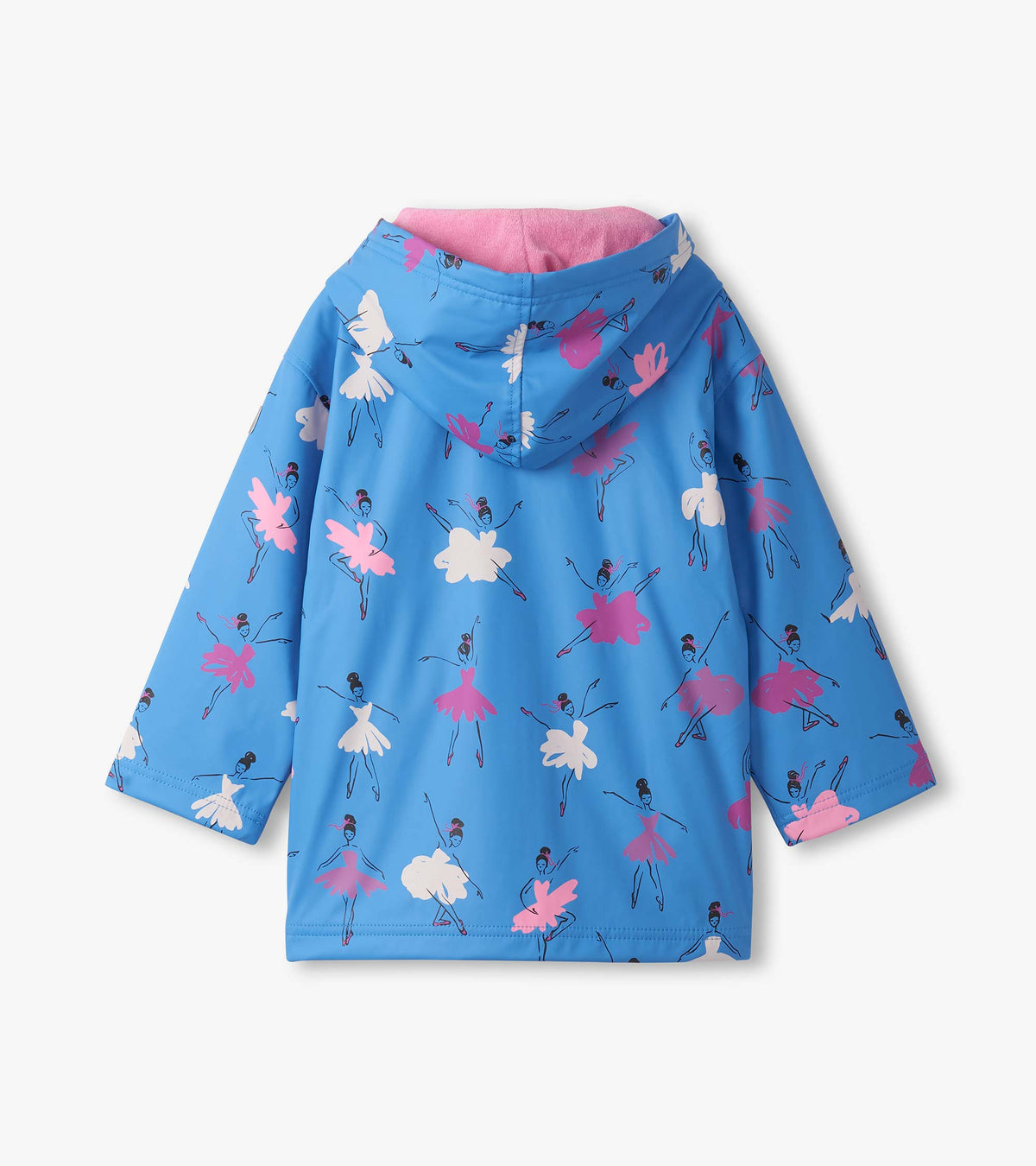 Girls Ballet School Color Changing Zip-Up Rain Jacket - Hatley Girls