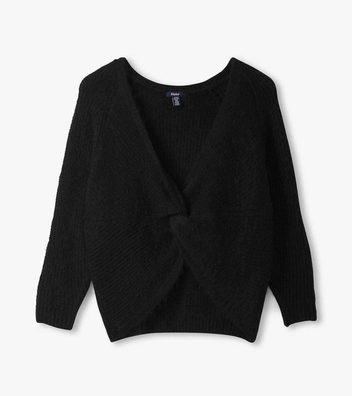 Cross Over Sweater - Black - Hatley Women