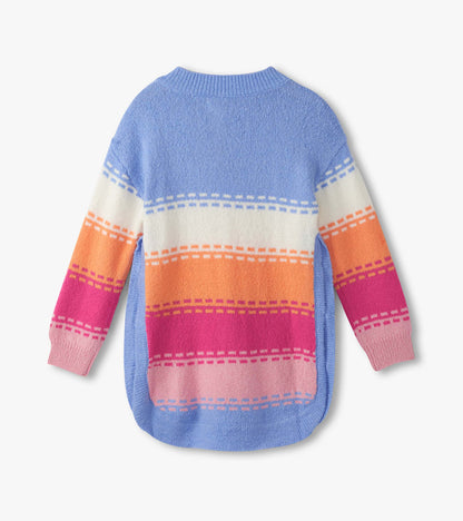 Girls Bold Stitch Chunky Sweater Tunic - Hatley Girls