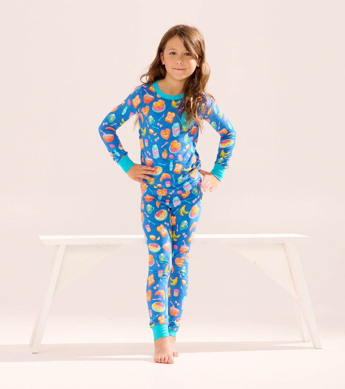 Girls Breakfast Bamboo Pajama Set - Hatley Girls