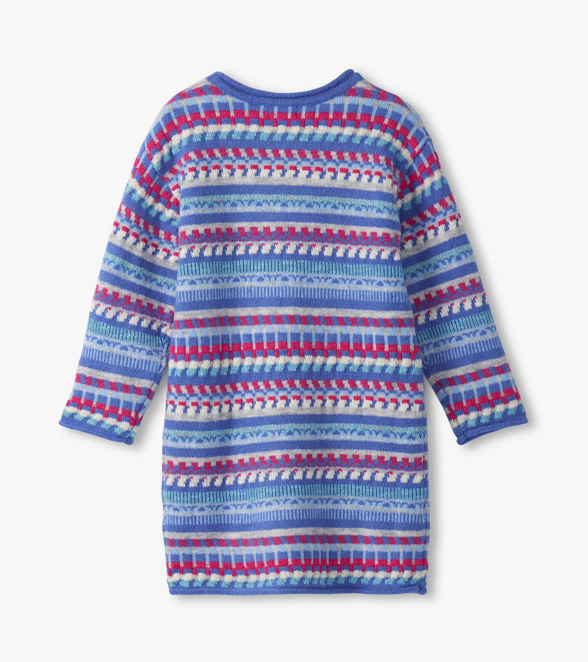 Girls Blueberry Stripe Sweater Dress - Hatley Girls