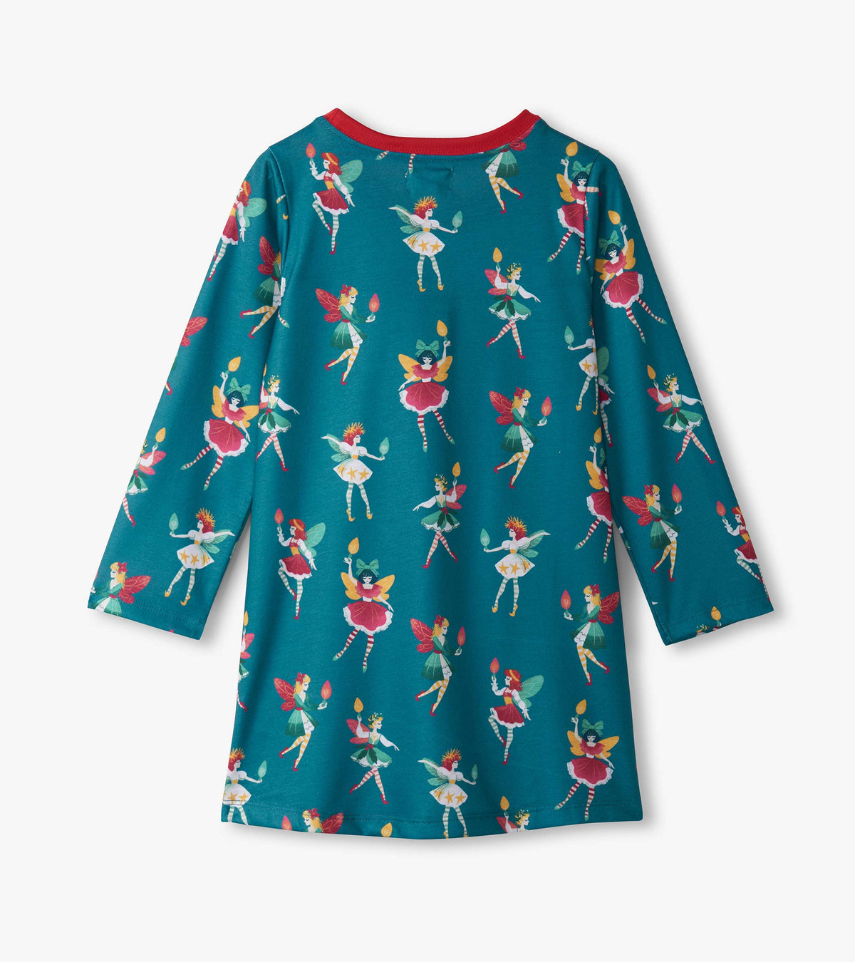 Girls Bright Fairies Long Sleeve Nightdress - Hatley Girls