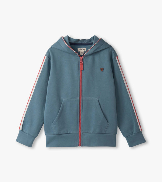 Boys Blue Stone Zip-Up Hoodie - Hatley Boys
