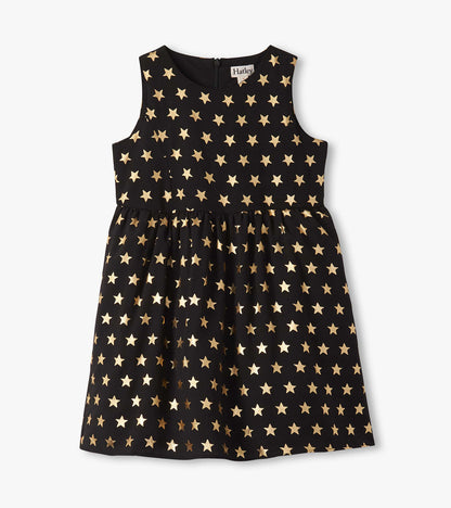 Girls Gold Stars Princess Dress - Hatley Girls