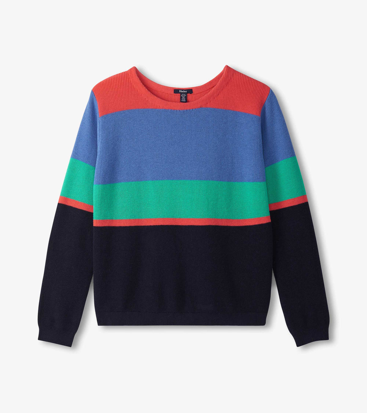Devon Sweater - Bright Colorblock Stripes - Hatley Women