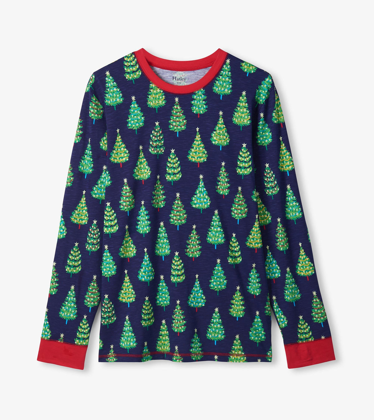 Men's Bottle Brush Trees Glow in the Dark Cotton Pajama Set - Hatley Women