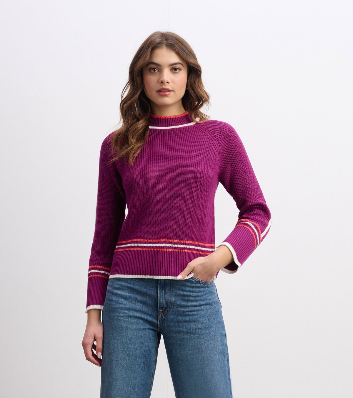 Raglan Pullover - Crushed Grape - Hatley Women