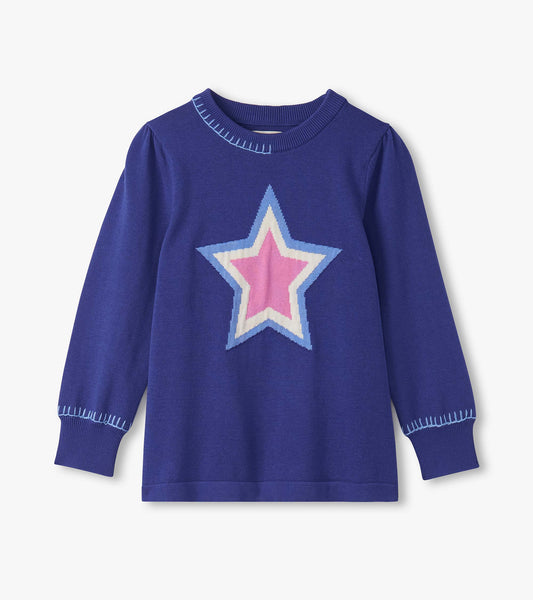 Girls Super Star Pullover Sweater - Hatley Girls
