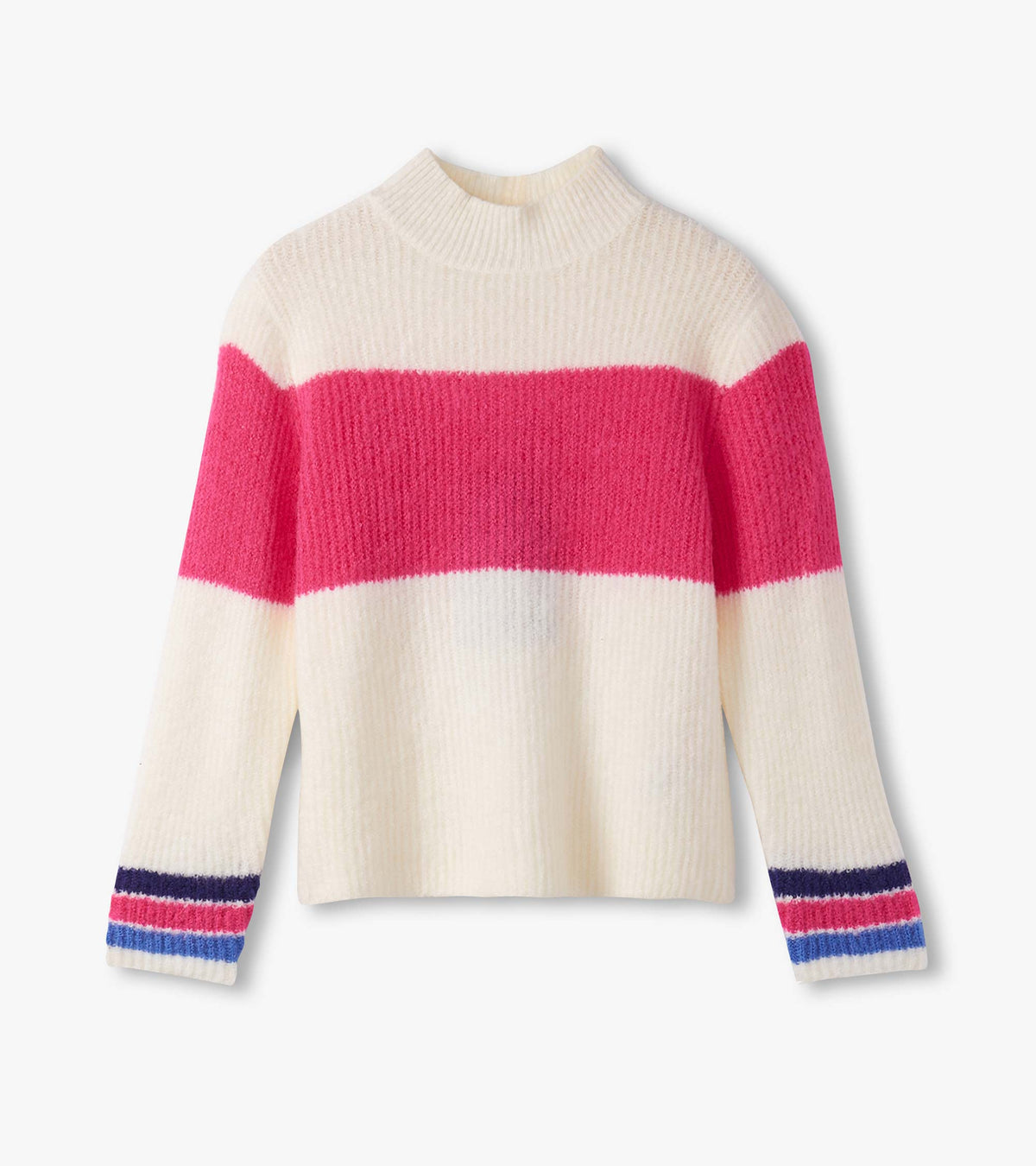 Girls Colorblock Mockneck Sweater - Hatley Girls