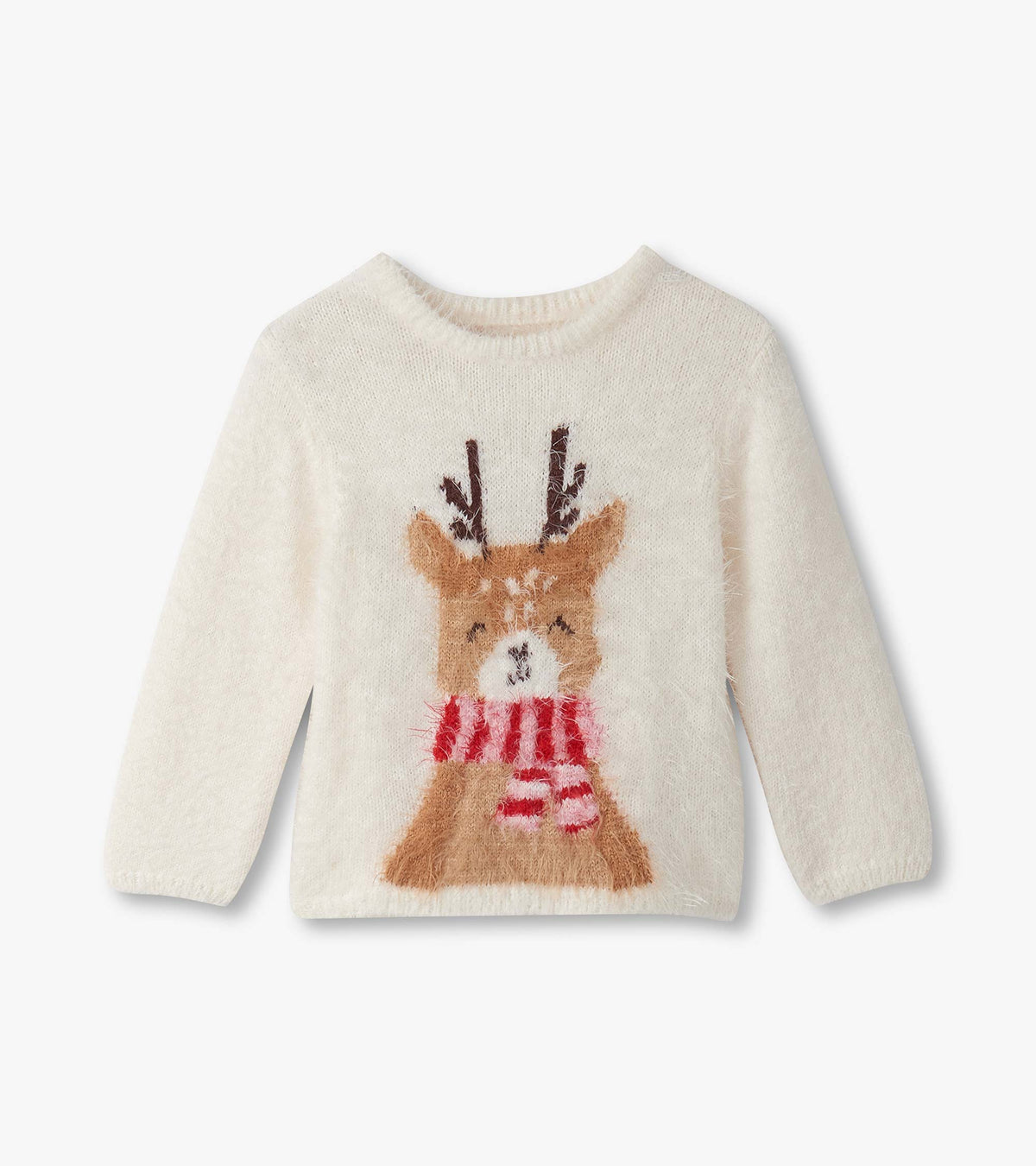 Baby & Toddler Girls Reindeer Furry Sweater - Hatley Baby & Toddler