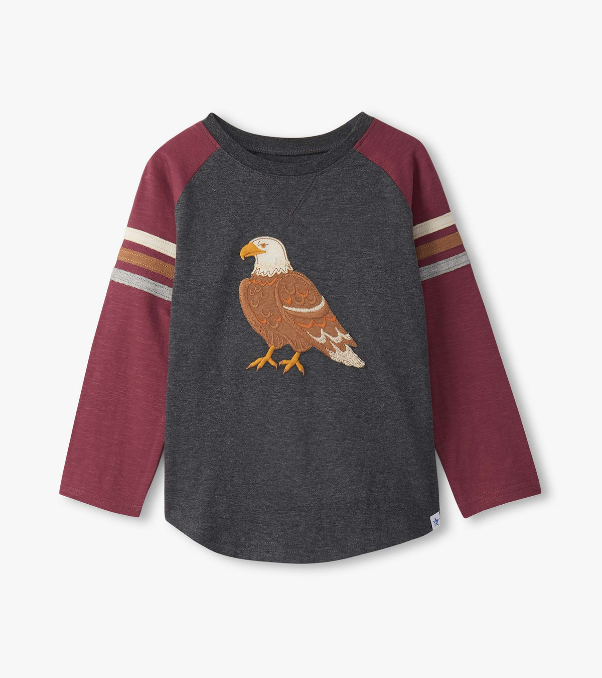 Boys Eagle Long Sleeve Raglan T-Shirt - Hatley Boys
