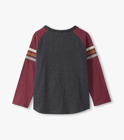 Boys Eagle Long Sleeve Raglan T-Shirt - Hatley Boys
