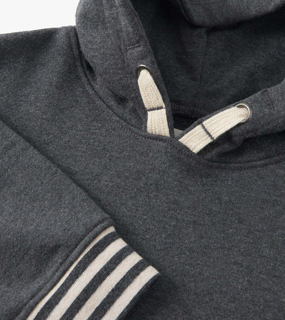 Boys Charcoal Melange Pullover Hoodie - Hatley Boys
