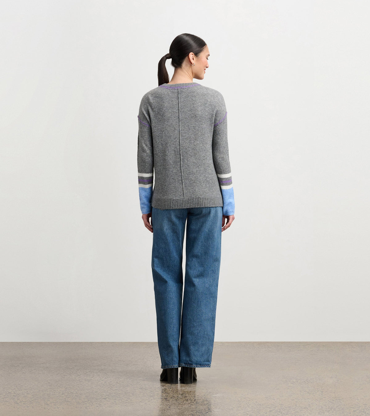 Avery Sweater - Charcoal Melange - Hatley Women