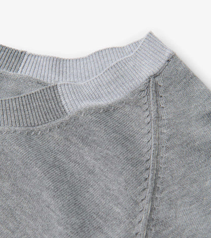 Cary V-Neck Sweater - Charcoal Melange - Hatley Women