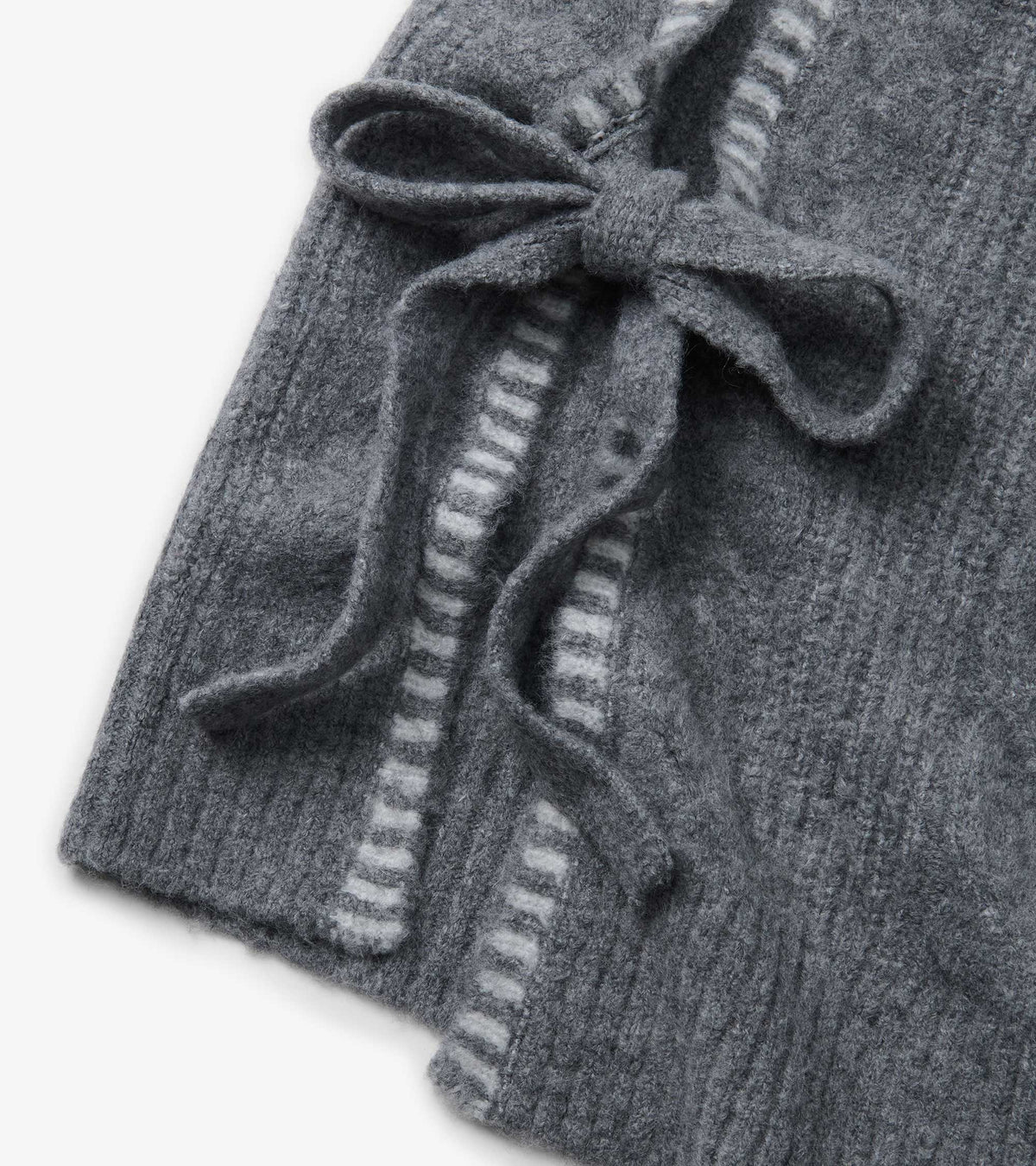 Side-Tie Sweater Vest - Charcoal Melange - Hatley Women