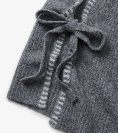 Side-Tie Sweater Vest - Charcoal Melange - Hatley Women