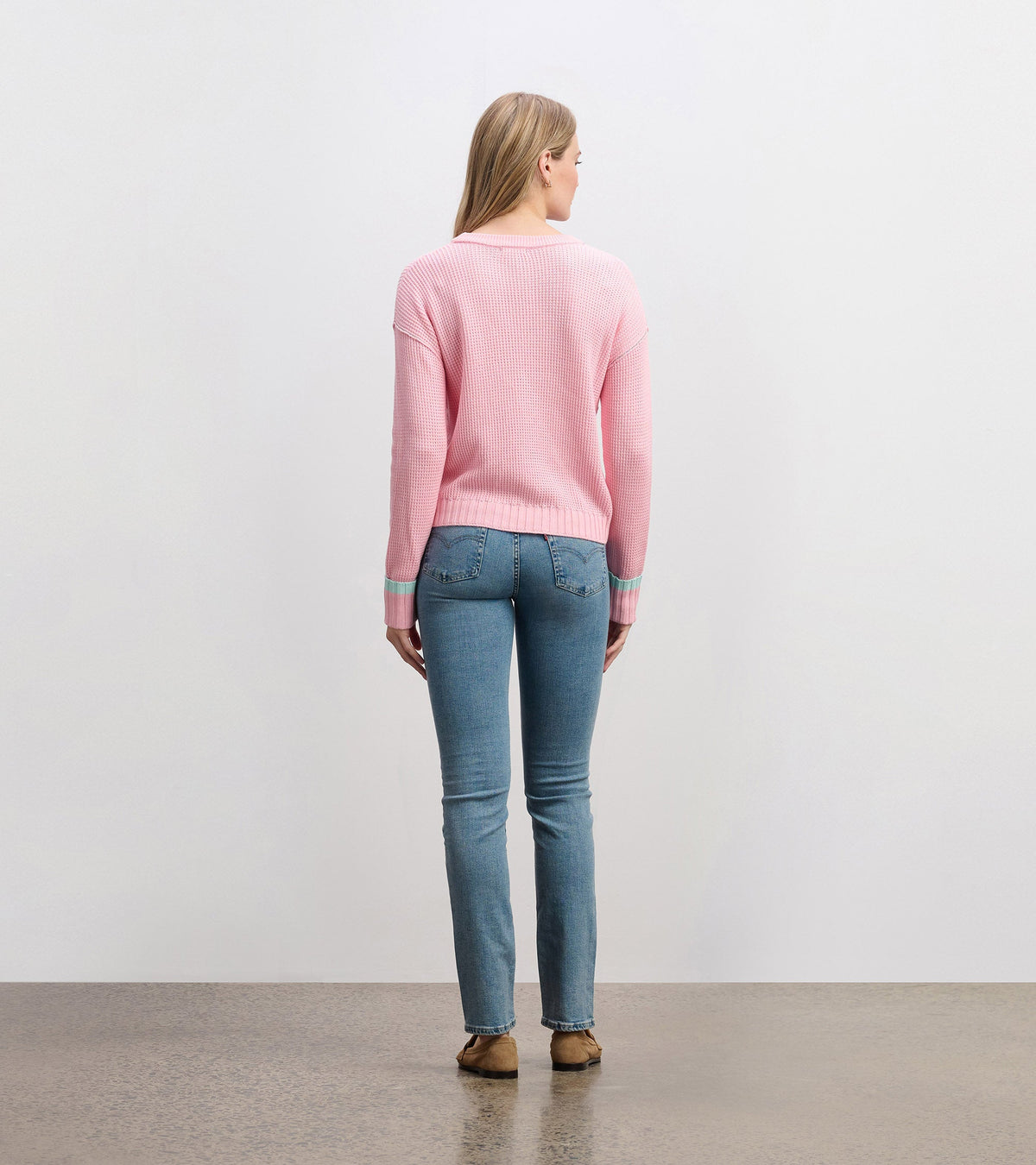 Waffle Knit Sweater - Fuchsia Pink - Hatley Women