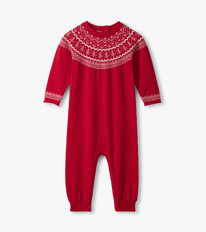 Baby Girls Fair Isle Sweater Romper - Hatley Baby & Toddler