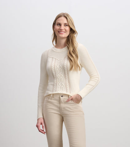 Phoebe Sweater - Cream - Hatley Women