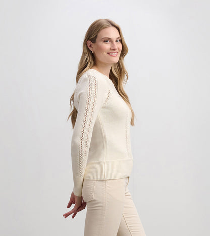 Phoebe Sweater - Cream - Hatley Women
