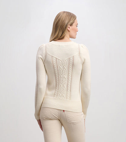 Phoebe Sweater - Cream - Hatley Women