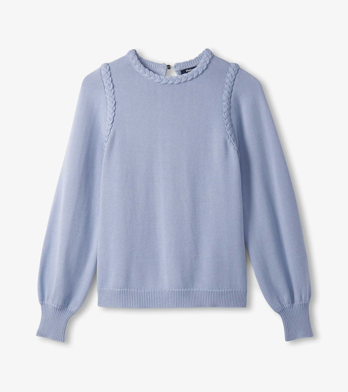 Braided Sweater - Bright Denim Blue - Hatley Women